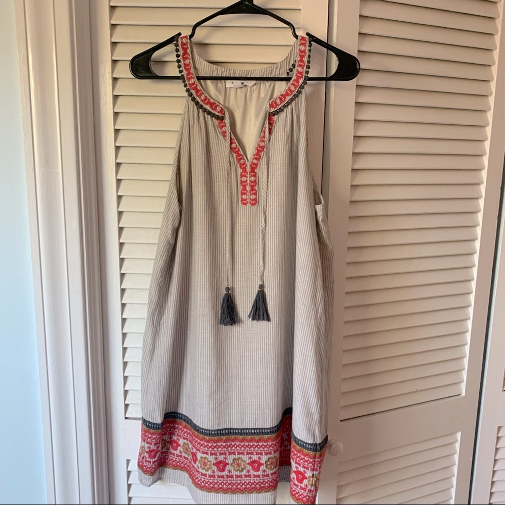 THML embroidered dress